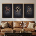 3 Piece Framed Vintage Botanical Wall Art by MXART