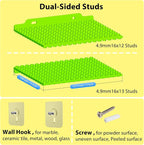 12 Wall Display Shelf for Lego Bricks, 4x5 inch Dual-Sided Floating Shelves - Image 4