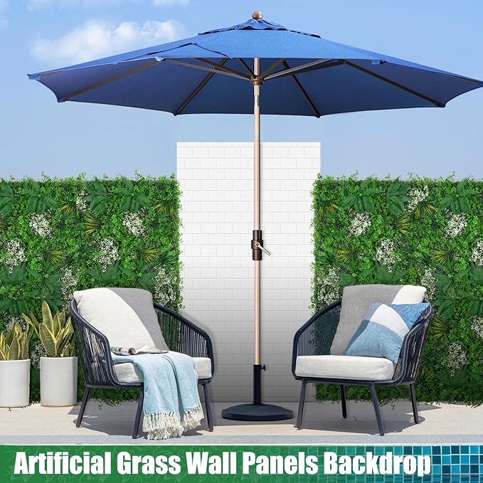 20"x20" Grass Wall Panels, Faux Green Wall Decor - Image 3