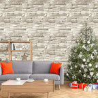 Jeweluck Stone Wallpaper Peel and Stick Brick Wallpaper 17.7”×393.7” Brick - Image 8
