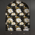 Extra Long Dark Floral Peel and Stick Wallpaper, 17.5In x 393In Vintage Big - Image 7