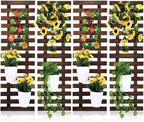 Weysat 4 Pcs Wall Planter Wooden Orchid Hanging Planter by Weysat