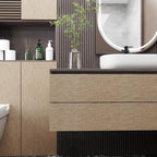 Decotalk Grass Cloth Wallpaper Peel and Stick Grasscloth Wallpaper Wall Cover - Image 2