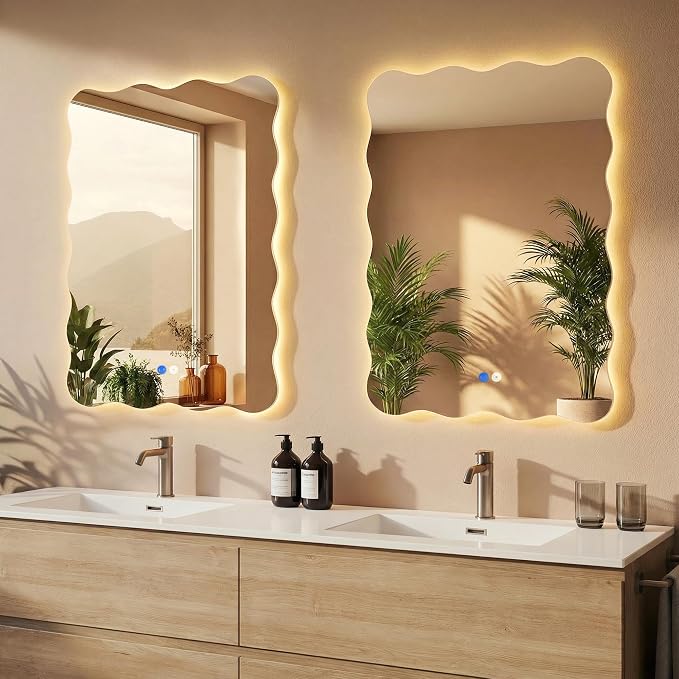 Wavy Led Bathroom Mirror- Vanity Mirror - Image 7