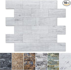 Art3d 10-Sheet Peel and Stick Backsplash PVC Wall Tile, Stickon Tile by Art3d