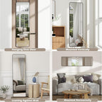 Full Length Door Mirror 14x48, Metal Frame - Image 5