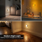 L LOHAS LED 3CCT Night Lights Plug into Wall 2-Pack, 0.3W Plug in Night Light - Image 6
