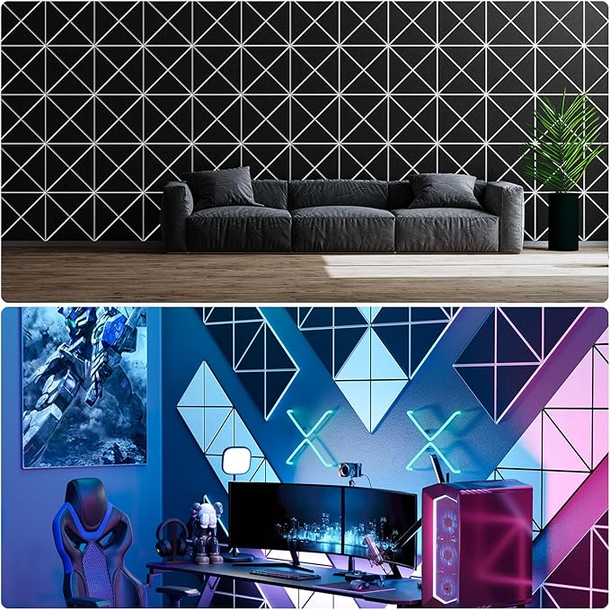 12 Pack Self-Adhesive Acoustic Panels, Soundproof Wall Panels - Image 6