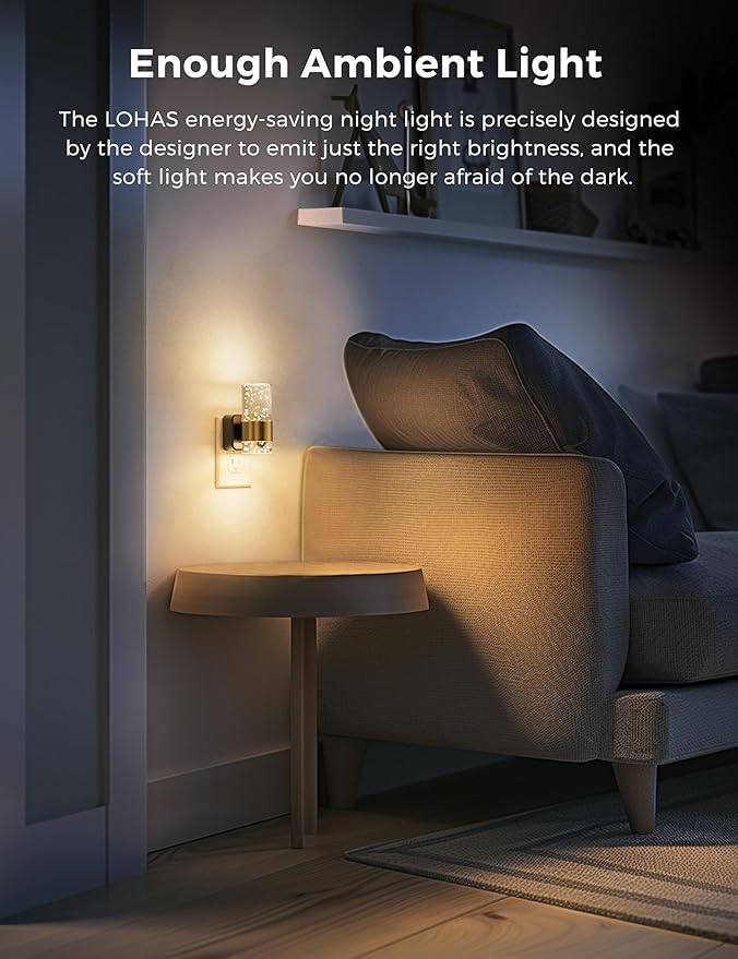 L LOHAS LED Night Lights Plug into wall, Soft Light Night Light - Image 6