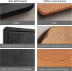 Lightomorrow Bulletin Board, 35 x 17 1/2 inches Felt Board - Image 5