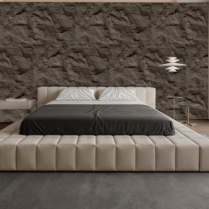 3D Faux Stone Wall Panels, Lightweight & Waterproof Accent Marble Rock Skin - Image 6
