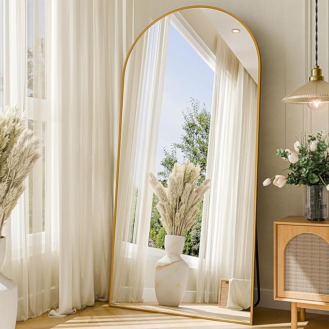 76"x34" Floor Mirror Full Length, Arched Full Length Mirror - Image 3