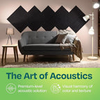 Acoustic Panels 12-Pack Soundproof Wall Panels 12"x12"x0.4" Decorative Sound - Image 2