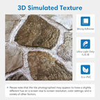 COMSTICKC 3D Faux Stone Wall Panels Peel and Stick, DIY UrltraLight PVC Fake - Image 3