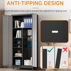 Metal Garage Storage Cabinet - Image 6