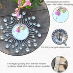 Mirror Wall Decor Metal Sun Mirror Home Decoration Wall Art Decorative Suitable - Image 3