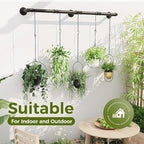 Bamworld Window Plant Hanger Indoor 63in Hanging Planters - Image 7