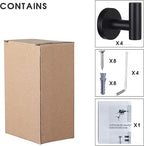 Towel Hooks Bathroom Coat Robe Wall Hook Heavy Duty Door Hanger Towel Robe - Image 4