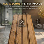 From Plain to Beautiful in Hours WPC Exterior Wall Slat Panels Waterproof - Image 3
