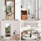 Full Length Door Mirror 14x48, Metal Frame - Image 5
