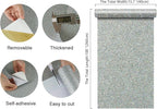 CHIHUT Holographic Silver Glitter Wallpaper Stick and Peel - Image 2