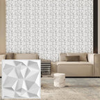 Heikki 30 Pack 3D Wall Panel for Interior Wall Décor, PVC Flower Textured Wall by YourBestChoices