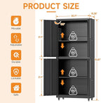 71" H Metal Tool Storage Cabinet - Image 3