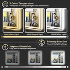 36x36 LED Bathroom Mirror with Lights, Backlit and Front Lit Anti-Fog Lighted - Image 4