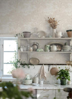 Heroad Peel and Stick Wallpaper Beige Neutral Vintage Forest Animals Floral - Image 5