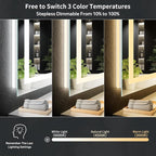 48" x 32" LED Bathroom Mirror - Image 7