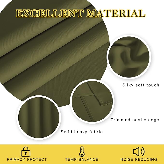NICETOWN Blackout Curtain Blind Window Panel - Image 5