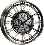 CLXEAST 21 Inch Large Moving Gear Wall Clock, Industrial Steampunk Decor - Image 9