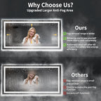 72"x36" LED Bathroom Mirror - Image 3