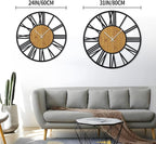 1st owned Wall Clocks for Living Room Decor, Round Silent Little Ticking - Image 3