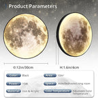 Dimmable Moon Wall Light 12 inch Wall Lights - Image 4