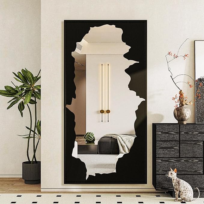 Full-Length Mirror Free Standing Leaning Mirror by TRAHOME