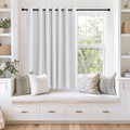 NICETOWN Room Darkening Greyish White Curtain by NICETOWN