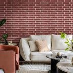 Commomy 3D Peel and Stick Brick, Ultralight Thin PVC Faux Brick Wall Panels - Image 8