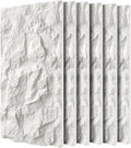 3D Faux Stone Wall Panels, Lightweight & Waterproof Accent Marble Rock Skin by Gahowlen