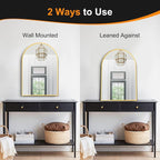 Delma Arched Bathroom Mirror, Living Room and Entryway - Image 6