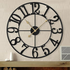 LEIKE 31 Inch Extra Large Wall Clock, Retro Decorative Oversized Silent Little - Image 9