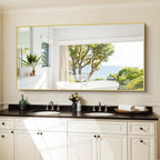 KOCUUY Large Gold Bathroom Mirror, 60x30 inch Rectangular Mirror - Image 6