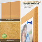 MaxGear Large Cork Board for Wall 36" x 24", Mustard Yellow Bulletin Board - Image 2