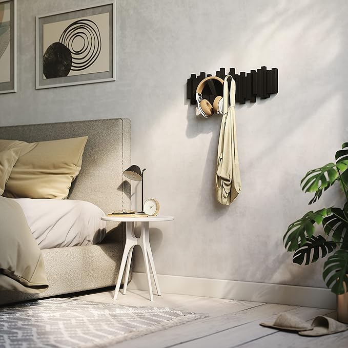 Umbra Sticks Wall-Mounted Coat Rack Rail Hook - Image 9