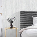 Beige Grey Grasscloth Wallpaper Peel and Stick 15.74" X 472.44" Removable - Image 5