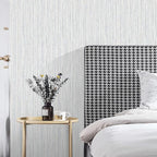 Beige Grey Grasscloth Peel and Stick Wallpaper 15.74" X 118.11" Boho Textured - Image 6