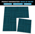 Velvet 3d wall panels for Interior wall Decor peel and stick, Soundproof - Image 3
