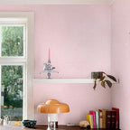 Grasscloth Peel and Stick Wallpaper 15.75x196.85inch Modern Pink Removable - Image 6