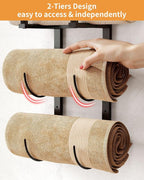 Towel Racks for Bathroom, Bathroom Towel Rack Wall Mounted - Image 2