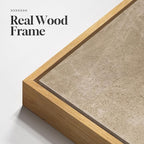 Long Narrow Framed Neutral Abstract Vertical Wall Art Set of 2, Oversized - Image 3